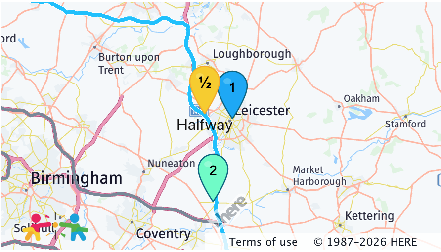 London Manchester Halfway